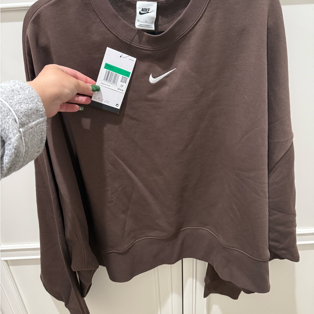 Nike Women's Brown Sweatshirt